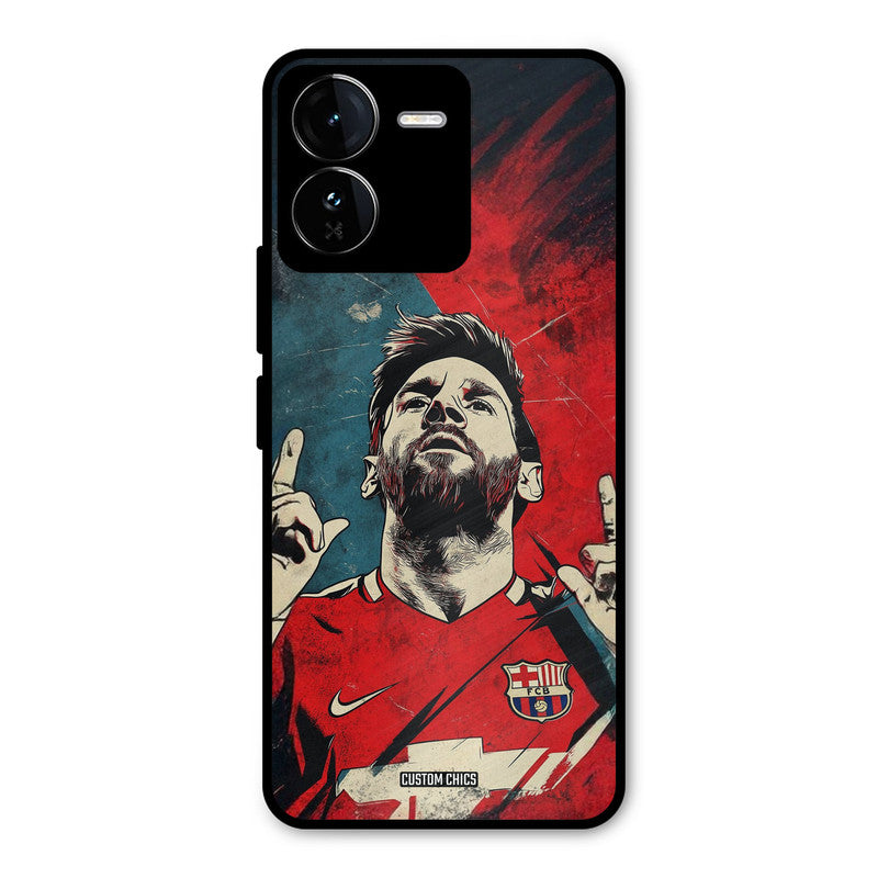Messi Art iQOO Z9 Mobile Back Cover - Sports PrintShield Case