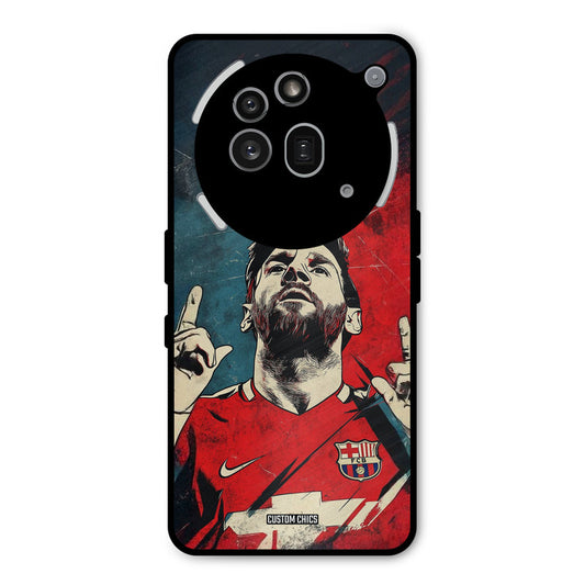Messi Art Nothing Phone 3A Pro Mobile Back Cover - Sports PrintShield Case