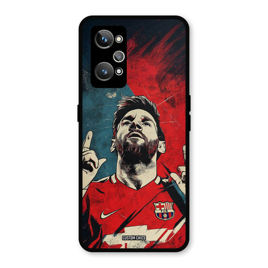 Messi Art Realme GT Neo 2 Mobile Back Cover - Sports PrintShield Case