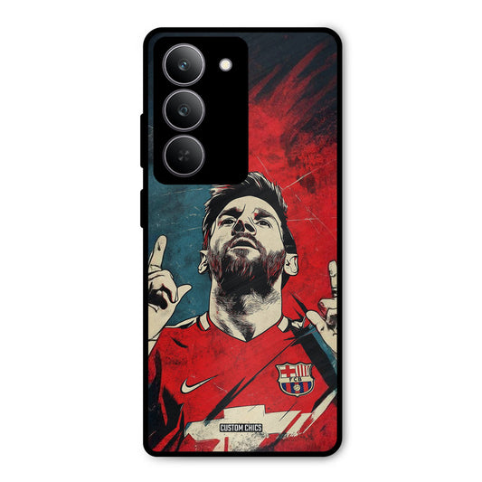 Messi Art Realme 14x Mobile Back Cover - Sports PrintShield Case