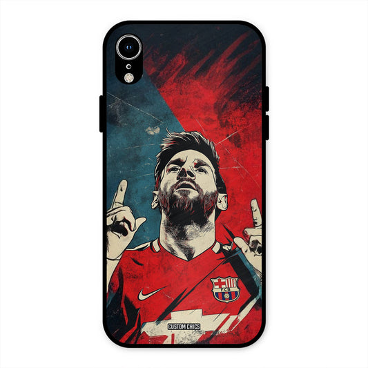 Messi Art iPhone XR Mobile Back Cover - Sports PrintShield Case