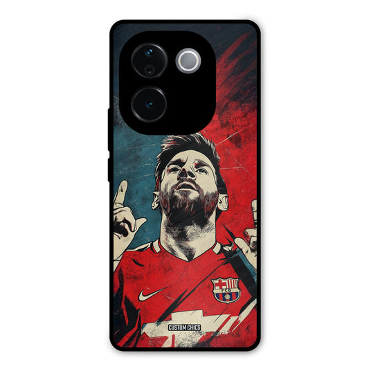 Messi Art Vivo T3 Pro Mobile Back Cover - Sports PrintShield Case