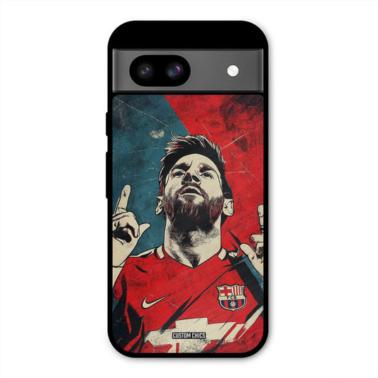 Messi Art Google Pixel 8a Mobile Back Cover - Sports PrintShield Case