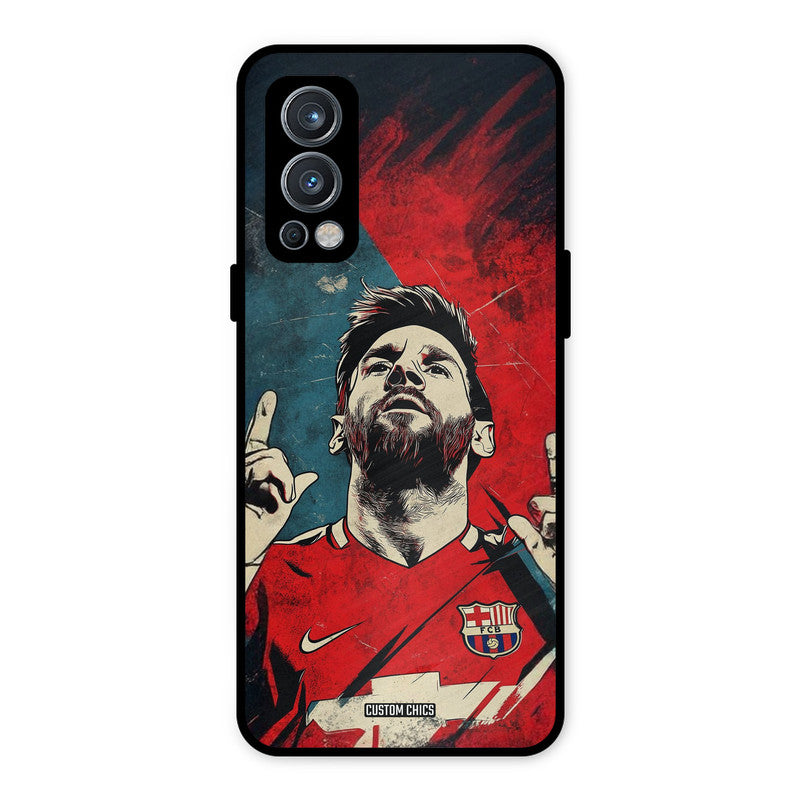 Messi Art OnePlus Nord 2 5G Mobile Back Cover - Sports PrintShield Case