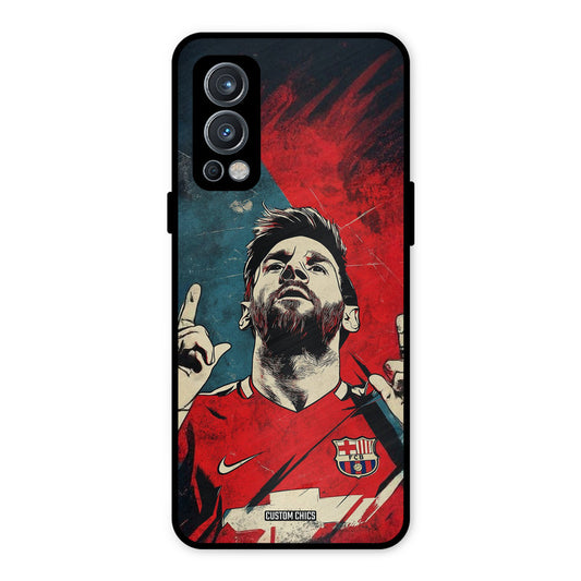 Messi Art OnePlus Nord 2 5G Mobile Back Cover - Sports PrintShield Case