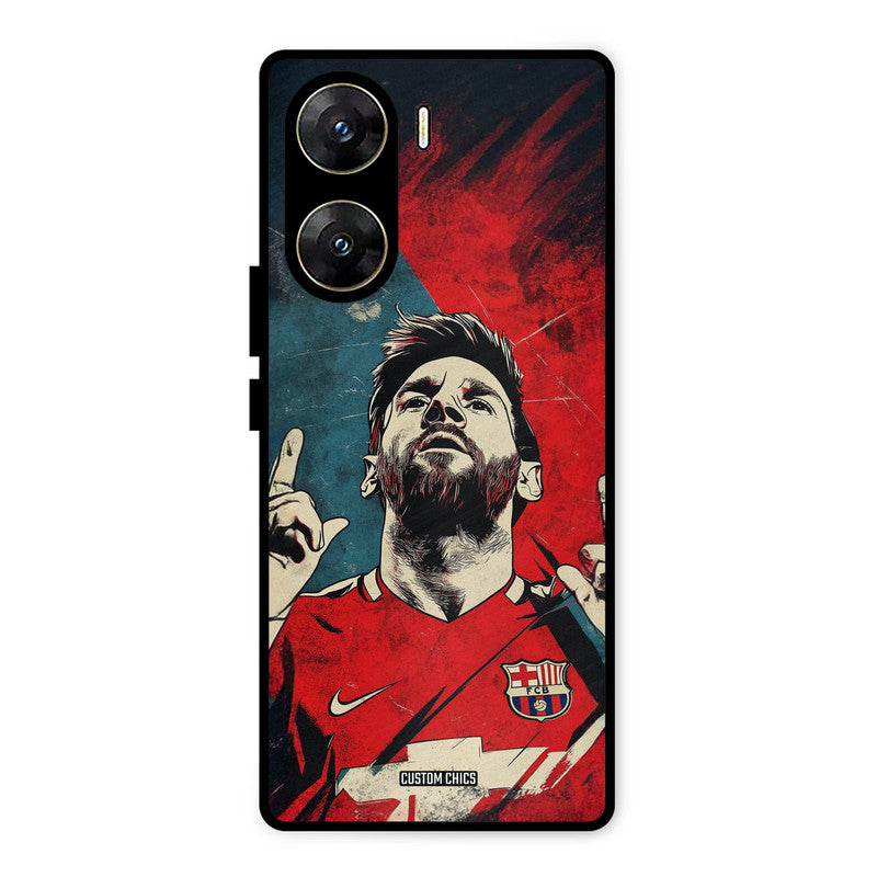 Messi Art Vivo V29e Mobile Back Cover - Sports PrintShield Case