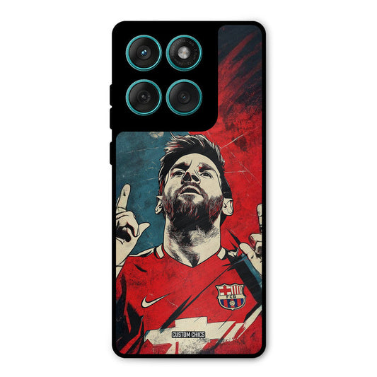 Messi Art Motorola Edge 60 Mobile Back Cover - Sports PrintShield Case