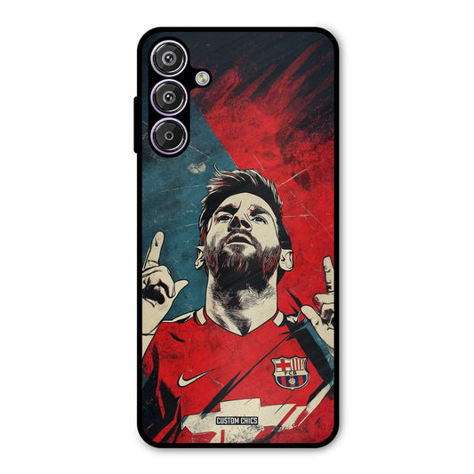 Messi Art Samsung Galaxy F15 Mobile Back Cover - Sports PrintShield Case