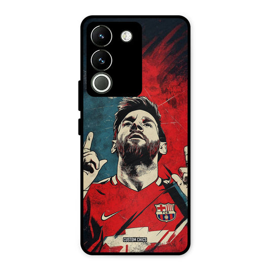Messi Art Vivo Y200 Mobile Back Cover - Sports PrintShield Case