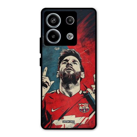 Messi Art Redmi Note 13 Pro 5G Mobile Back Cover - Sports PrintShield Case