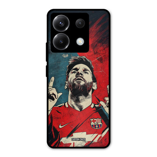 Messi Art Poco X6 Mobile Back Cover - Sports PrintShield Case