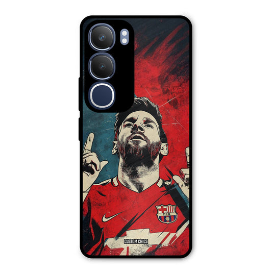 Messi Art Vivo Y29 Mobile Back Cover - Sports PrintShield Case