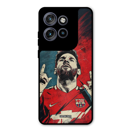 Messi Art Motorola Edge 50 Neo Mobile Back Cover - Sports PrintShield Case