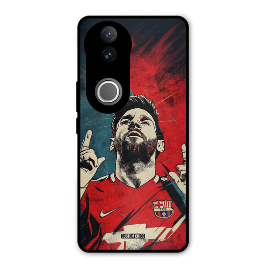 Messi Art Vivo V50 Mobile Back Cover - Sports PrintShield Case