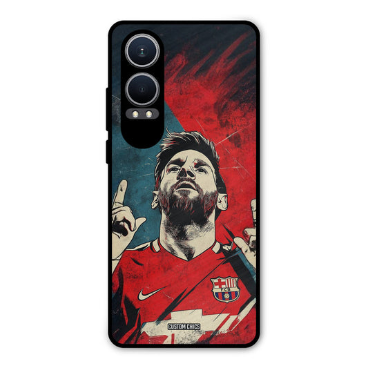 Messi Art Oneplus Nord CE4 Lite Mobile Back Cover - Sports PrintShield Case