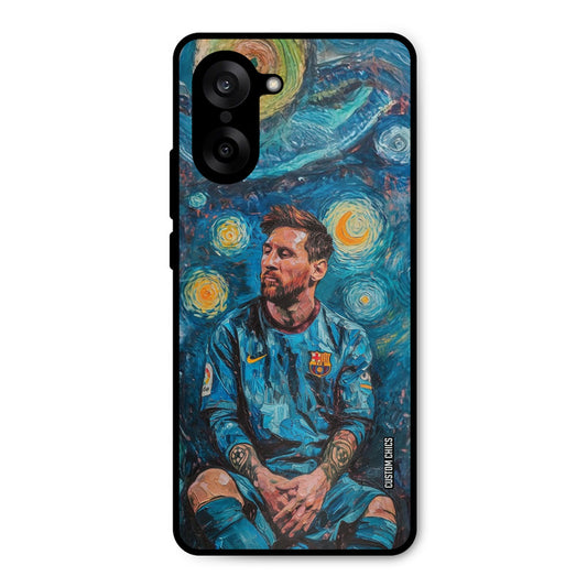 Messi Painting Oneplus Nord CE5 Mobile Back Cover - Sports PrintShield Case