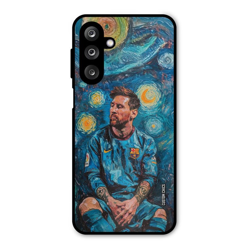 Messi Painting Samsung Galaxy M36 Mobile Back Cover - Sports PrintShield Case