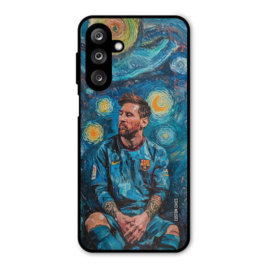 Messi Painting Samsung Galaxy M36 Mobile Back Cover - Sports PrintShield Case