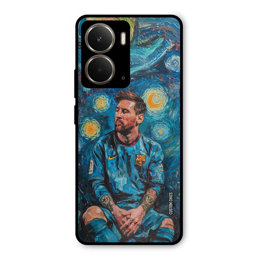 Messi Painting Realme P3 Mobile Back Cover - Sports PrintShield Case