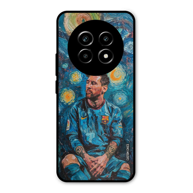 Messi Painting Realme 14 Pro lite Mobile Back Cover - Sports PrintShield Case