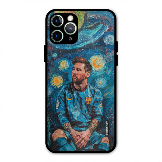 Messi Painting  iPhone 11 Pro Max Mobile Back Cover - Sports PrintShield Case