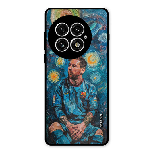 Messi Painting Oneplus 13 Mobile Back Cover - Sports PrintShield Case
