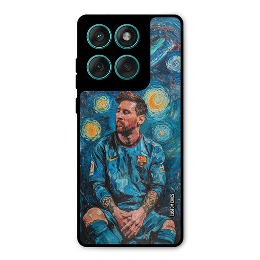 Messi Painting Motorola Edge 60 Mobile Back Cover - Sports PrintShield Case