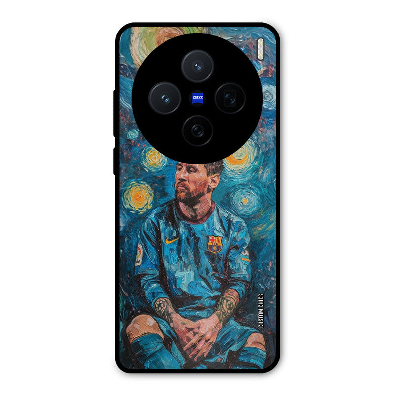 Messi Painting Vivo X200 Mobile Back Cover - Sports PrintShield Case
