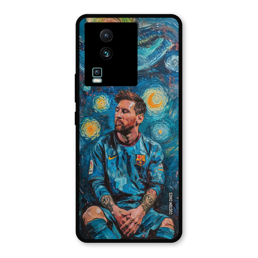 Messi Painting IQOO Neo 7 Mobile Back Cover - Sports PrintShield Case