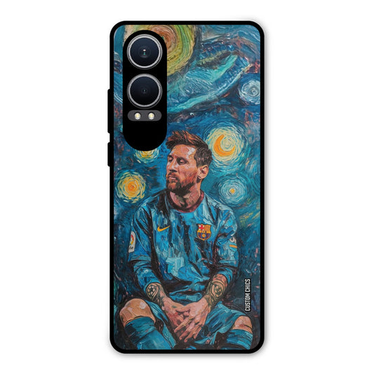 Messi Painting Oneplus Nord CE4 Lite Mobile Back Cover - Sports PrintShield Case
