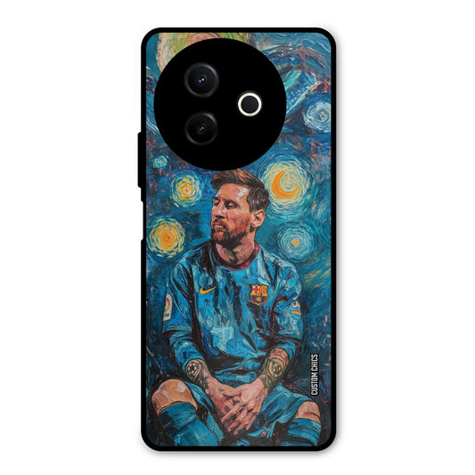 Messi Painting Vivo Y39 Mobile Back Cover - Sports PrintShield Case
