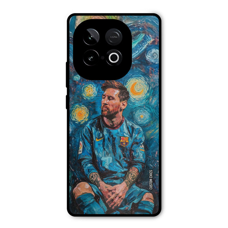 Messi Painting iQOO Neo 10 Mobile Back Cover - Sports PrintShield Case