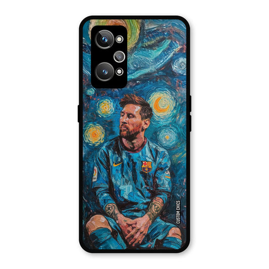 Messi Painting Realme GT Neo 2 Mobile Back Cover - Sports PrintShield Case