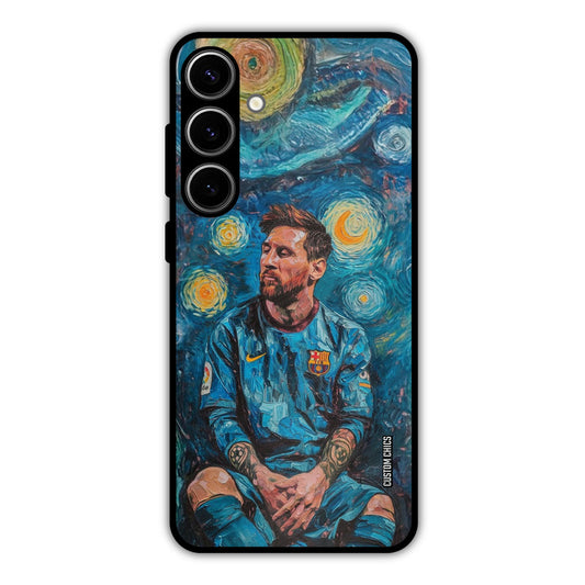 Messi Painting Samsung Galaxy S24 Plus Mobile Back Cover - Sports PrintShield Case