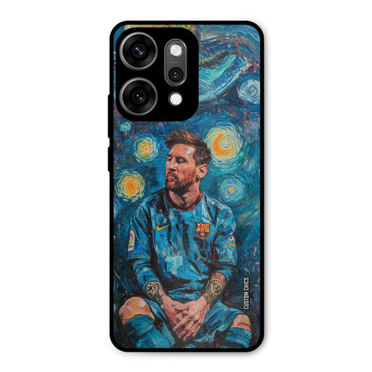 Messi Painting Oppo Reno 14 Pro Mobile Back Cover - Sports PrintShield Case