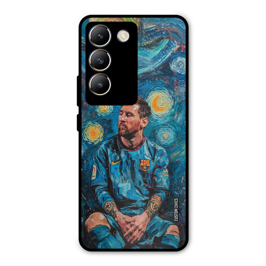 Messi Painting Vivo Y200e Mobile Back Cover - Sports PrintShield Case