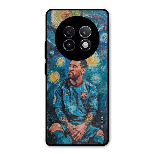 Messi Painting Realme 13 Plus Mobile Back Cover - Sports PrintShield Case