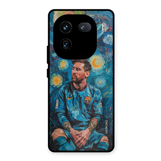Messi Painting iQOO 12 Mobile Back Cover - Sports PrintShield Case