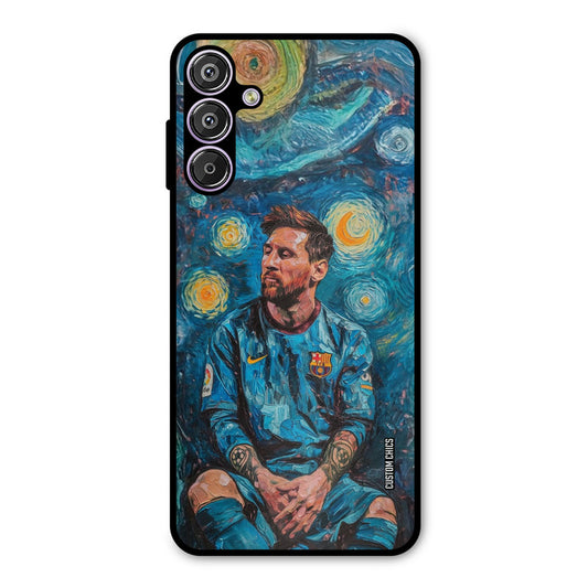 Messi Painting Samsung Galaxy F15 Mobile Back Cover - Sports PrintShield Case