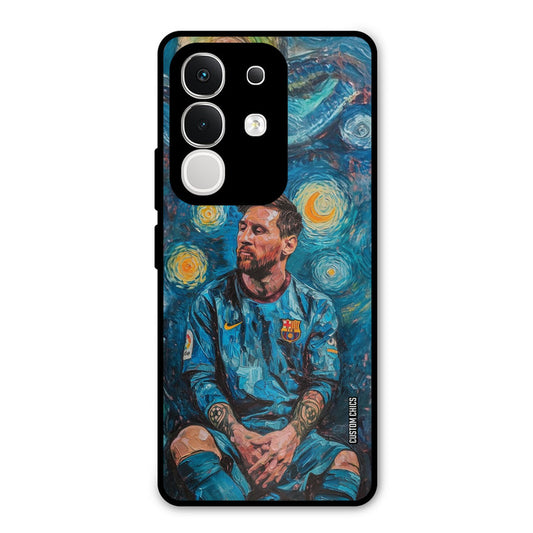 Messi Painting Vivo T4x Mobile Back Cover - Sports PrintShield Case