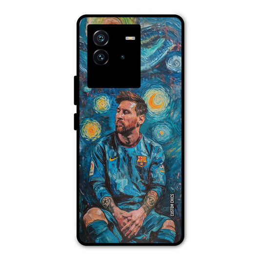 Messi Painting iQOO Neo 6 5G Mobile Back Cover - Sports PrintShield Case
