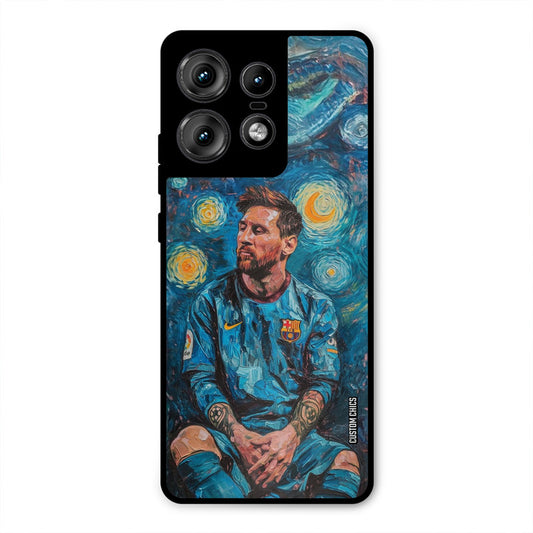 Messi Painting Motorola Edge 50 Pro Mobile Back Cover - Sports PrintShield Case