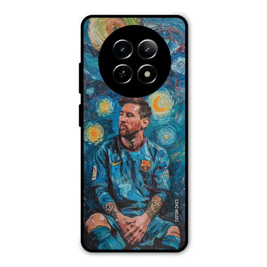 Messi Painting Realme Narzo N65 Mobile Back Cover - Sports PrintShield Case