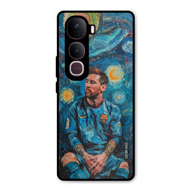Messi Painting Vivo Y400 Pro Mobile Back Cover - Sports PrintShield Case