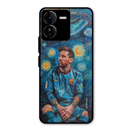 Messi Painting iQOO Z9 Mobile Back Cover - Sports PrintShield Case