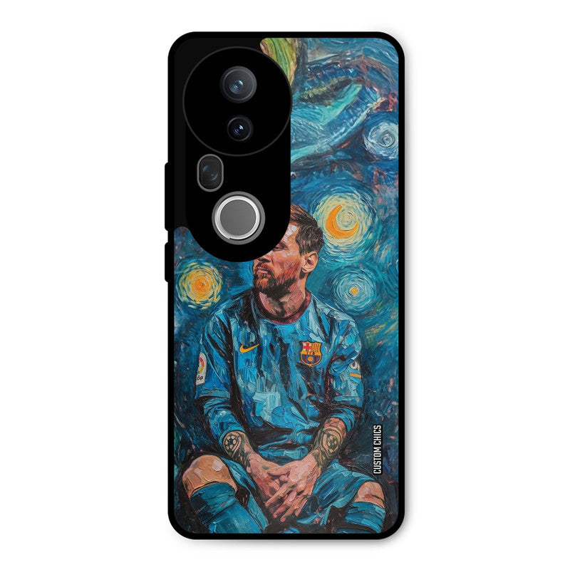 Messi Painting Vivo T4 Ultra Mobile Back Cover - Sports PrintShield Case