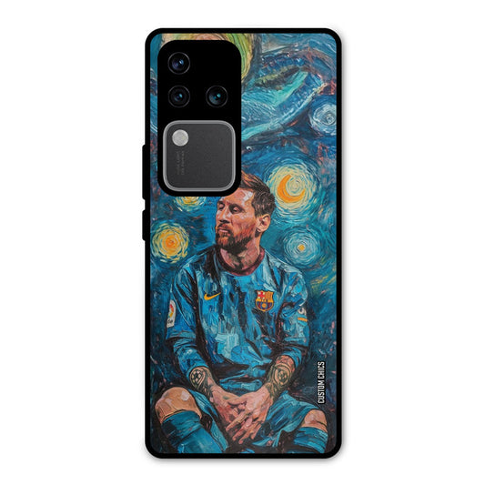 Messi Painting Vivo V30 Pro Mobile Back Cover - Sports PrintShield Case