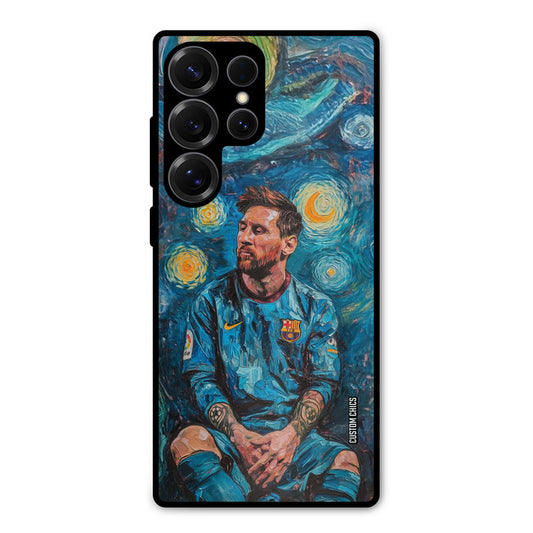 Messi Painting Samsung Galaxy S25 Ultra Mobile Back Cover - Sports PrintShield Case