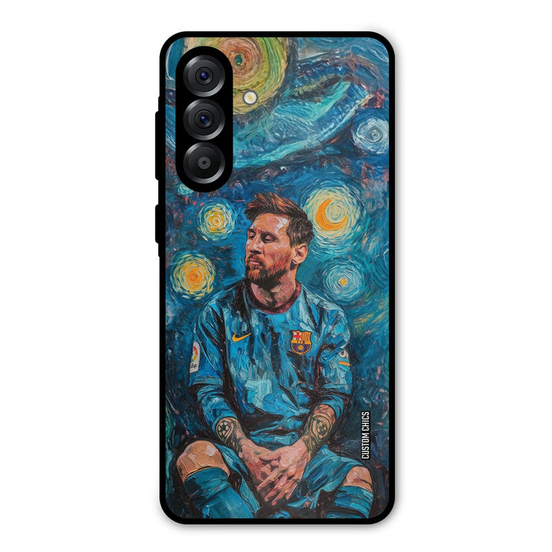 Messi Painting Samsung Galaxy A36 Mobile Back Cover - Sports PrintShield Case