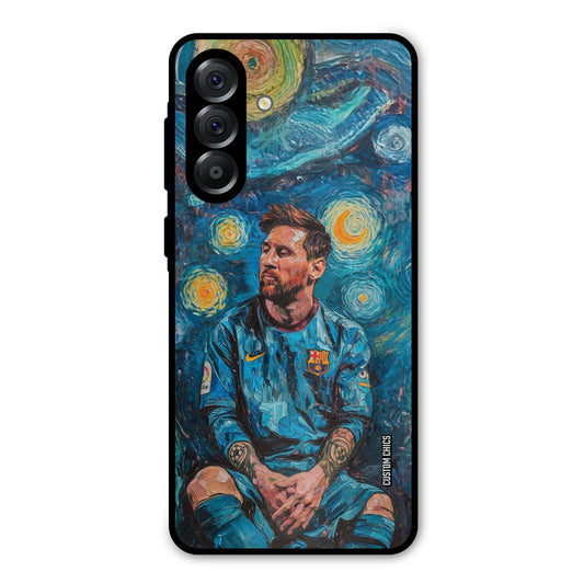 Messi Painting Samsung Galaxy A36 Mobile Back Cover - Sports PrintShield Case